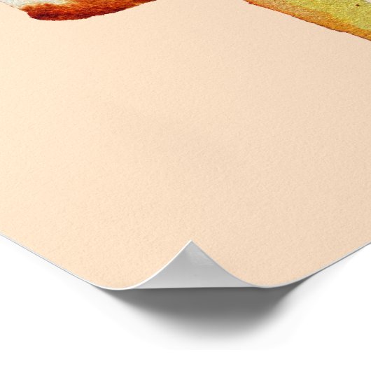 Cute cola ijsblokjes pop popsikel poster (Hoek)