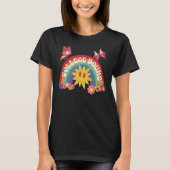 Cute College Bound Student Pride 70's Groovy Hippy T-shirt (Voorkant)