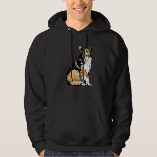 Cute Collie Dog Hoodie