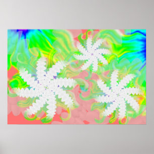 Cute Colored Teth Smile Dentistry Poster