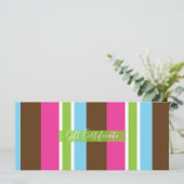 Cute Colorful Bakery Macaroons Cadeaubon (Staand voorkant)