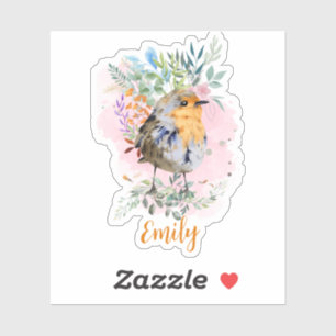 Cute Colorful Bird Sticker