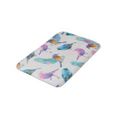 Cute Colorful Birds Badmat (Gekanteld)