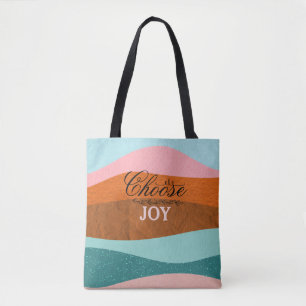 Cute Colorful Boho Inspirerend Positive Quote Draagtas