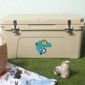 Cute Colorful Cartoon Gecko Sticker (Koeler)