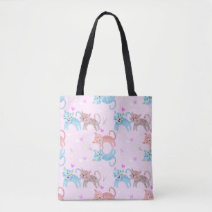 Cute Colorful Cats Draagtas