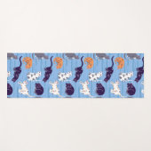 Cute Colorful Cats Yoga Mat (Voorkant (horizontaal))