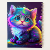 Cute Colorful Chat Artwork numérique-79827 (Dos)