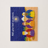 Cute colorful Christmas image of The Three Kings, Legpuzzel (Verticaal)