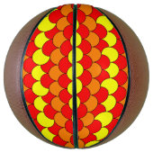 Cute colorful cirkels patroon basketbal (Verticaal)
