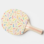 Cute Colorful Confetti Pattern Tafeltennisbatje (Zijkant)