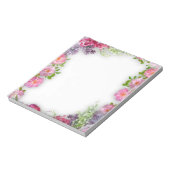 Cute Colorful Floral Notepad Notitieblok (Gedraaid)