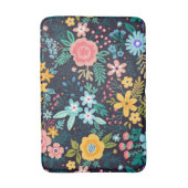 Cute Colorful Floral Pattern Badmat (Voorkant Verticaal)