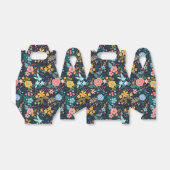 Cute Colorful Floral Pattern Bedankdoosjes (Uitgevouwen)