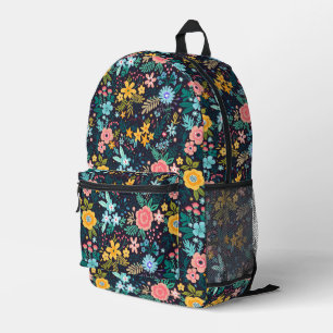 Cute Colorful Floral Pattern Bedrukte Rugzak
