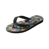 Cute Colorful Floral Pattern Kinder Teenslippers (Schuin)