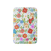 Cute Colorful Flowers Badmat (Voorkant Verticaal)