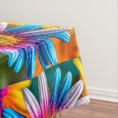 Cute Colorful Flowers Pattern Tafelkleed (Voorbeeld)