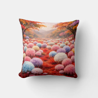 Cute Colorful Fluffy Forest Kids Pillow Kussen