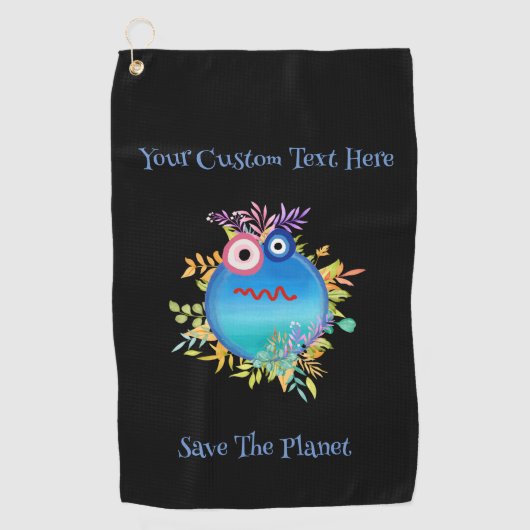 Cute Colorful Golfhanddoek (Voorkant)