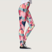 Cute Colorful Heart Pattern Leggings (Rechts)