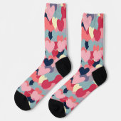 Cute Colorful Heart Pattern Sokken (Links)