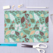 Cute Colorful Herfst Leafs Patroon 3 Tissuepapier (Craft)