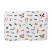 Cute Colorful Insect Pattern Badmat (Voorkant)