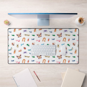 Cute Colorful Insect Pattern Bureaumat