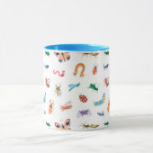 Cute Colorful Insect Pattern Mok (Midden)