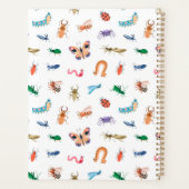Cute Colorful Insect Pattern Planner (Achterkant)