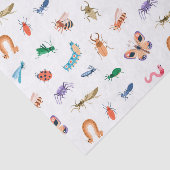 Cute Colorful Insect Pattern Tissuepapier (Detail)