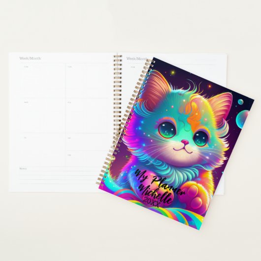 Cute Colorful Kitten Planner (Display)