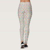 Cute Colorful Ladybugs Patroon Leggings (Achterkant)