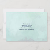 Cute Colorful Macarons Pattern Dank u Bedankkaart (Achterkant)