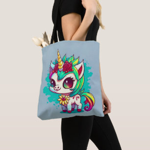 Cute Colorful Magical Creater Unicorn Artwork Draagtas