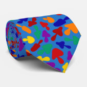 Cute Colorful Mushroom Fungi Pattern Stropdas (Opgerold)