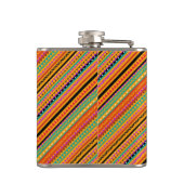 Cute Colorful native aztec-ontwerp Heupfles (Achterkant)