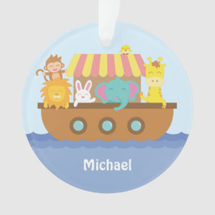 Cute Colorful Noahs Ark Baby Nursery Room Decor Ornament