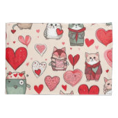 Cute colorful paddenstoelen kussensloop (Achterkant)