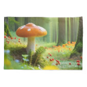 Cute colorful paddenstoelen kussensloop (Achterkant)