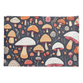 Cute colorful paddenstoelen kussensloop (Achterkant)