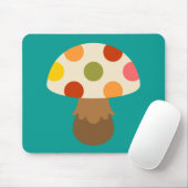 Cute colorful paddenstoelen muismat (Met muis)