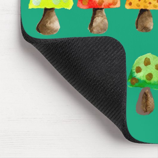 Cute colorful paddenstoelen muismat (Hoek)