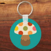 Cute colorful paddenstoelen sleutelhanger (Voorkant)