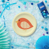 Cute colorful quirky bird paper bord (Feest)