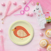 Cute colorful quirky bird paper bord (Feest)