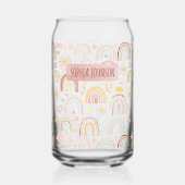 Cute Colorful Rainbows and Daisy Flowers Abstract (Recto)