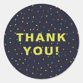 Cute Colorful Ronde Sticker