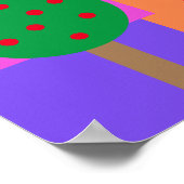 Cute Colorful Shapes Poster (Hoek)